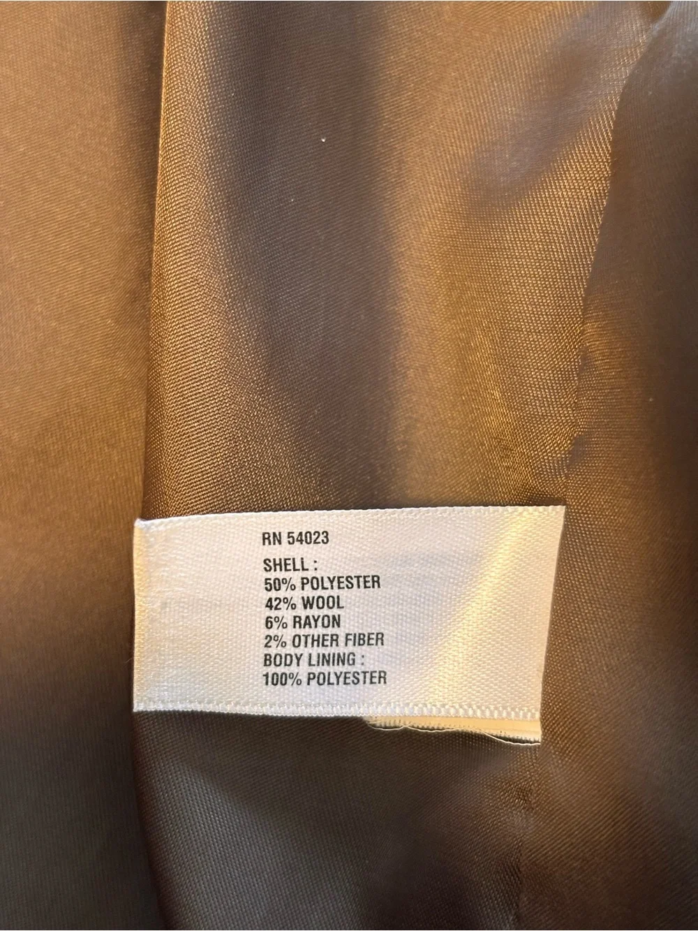 🌸 GAP Men’s Classic Herringbone Wool Blend Brown Blazer Size Medium